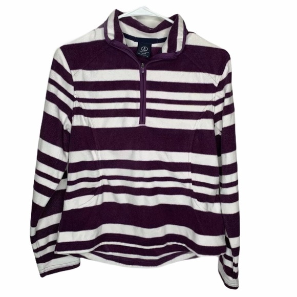 Lands End womens Popover fleece jacket S - Picture 1 of 4